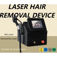 Diode Laser Hair Removal 4 Wavelengths Ice Cooling Painless Permanent Hair Remover for All Skin Types Face Body Bikini Home Salo