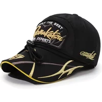 Hot Sale Gamakatsu Waterproof Fishing Baseball Cap Cotton Sun Protection Fishing Hats with Clip Trendy Trucker Hats for Men