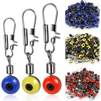 20PCS/Lot Fishing Float Bobber Stops Space Beans Connectors Fishing Line Hook Swivels Shank Clip Connector Accessories