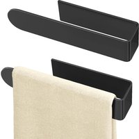1PC Hand Towel Holder Towel Rack Non-punched Towel Rack Bathroom Rack Self-adhesive Bathroom Kitchen Towel Household Items