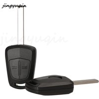 jingyuqin 2 Buttons Replacement Remote Car Key Shell Case Fob For Opel Corsa Astra H Corsa D Zafira B Meriva