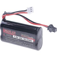 7.4V 6800mAh 18650 SM-2P Li-ion Battery for WPL MN99S D90 U12A S033g Q1 H101 Parts 7.4V Battery Rc Boats Cars Tanks Drones Parts