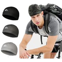 Musion Vents Beanie Cap Bonnet Sweat Absorbent Cap under Helmet Moisture Wicking Cycling Cap for Rider