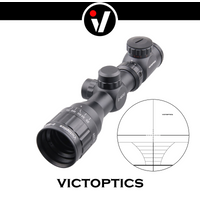 Lunette de visée télescopique VictOptics 2-6x32 SFP pour la chasse, avec télémètre et réticule, pour fusil à air comprimé .22LR .223 5.56mm