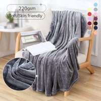 Luxury Fluffy Coral Velvet Blanket – Flannel Plush, Thickened Warm Sofa Throw for Air-Conditioned Room, Soft & Comfortable