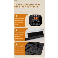 Excellent Wall-mounted Air Conditioner Heater Two-in-one Ventilation System Remote Control Household Air Conditioner with Digit