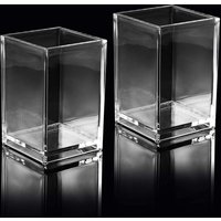 1/2/4/10 PCS Acrylic Pen Holder for Desk Acrylic Pencil Holder Clear Makeup Brush Holder Stationery Organizer
