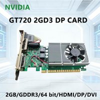 GT720 2GB DDR3 DP Graphics Card, NVIDIA GT 720 2G D3 Low Profile Video Card for Office PC HTPC