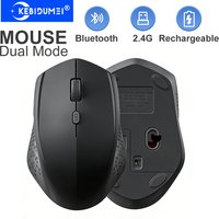 Dual-Mode 2.4G Wireless Mouse Bluetooth Mouse Office Silent Mouse Rechargeable Mice Gaming Mouse For Laptop Tablet Windows MacOS