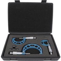 Outside Micrometer Micrometer Bearing Steel High Accuracy Outside Diameter Measurement Tool 0-75mm Steel Outside Micrometer