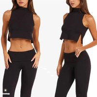Pad Pullover Women Yoga Bra Vest Shock Absorbing High Strench Sports Bra Sense Skinny Crop Tops Running Fitness Shirts XP101