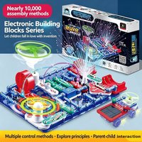 Children's STEM Educational Building Blocks Set Physics Circuits Assembly Toys Science Experiment Kit Electronic Teaching Aids