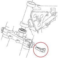 NICECNC For Yamaha YZ125 YZ250 YZ250F YZ80 YZ85 WR250F WR450F Motorcycle Brake Hose Line Cable Clamp TTR 125 TTR 125L 125E 125LE
