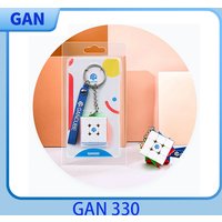 GAN 330 Keychain Cube Gan330 Mini Keychain Magic Speed Gan 3X3 Cube Stickerless Gans Puzzle Tasche Cube Zappeln Spielzeug