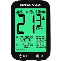 AliExpress Bikevee Bike Computer Waterproof Wireless GPS Riding Speedometer Odometer Stopwatch LCD Backlight Display with Stand Bicycle Accessories