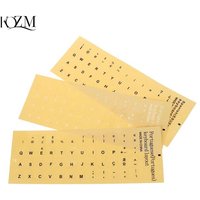 1Sheet Standard Spanish Portuguese Language Transparent Keyboard Stickers Layout Button Alphabet for PC Laptop Accessories