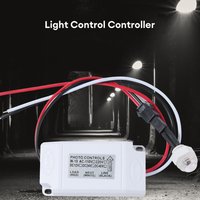 Outdoor Light Control Switch DC12V 24V 100-260V AC Photoelectric Induction Rainproof Water Delay Sensor for Automatic Lighting