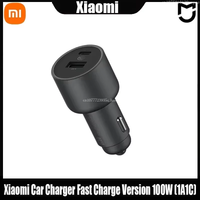 Xiaomi (MI) Car Charger Fast Charging Version 1A1C 100W Smart Car Charger Car Mobile Phone Charger Mobile Phone Car Charger "