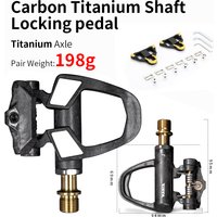 AliExpress NONE Carbon /Titanium Axle Road Self-Locking Pedal 198g Racing SPD-SL, Ultra-Lightweight, 3-Bearing System For Pro-Level Road Bikes