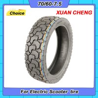 XUAN CHENG 11Inch Vacuum 70/60-7.5 Tyres Tubeless Off-Road Tire for Ninebot ZT3 ZT3 Pro Electric Scooter Front and Rear Wheels