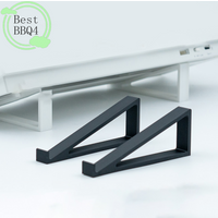(BBQ4)1Pair Keyboard Elevated Stand Raised Keyboard Angle Plastic Computer Keyboard Riser Monitor Holder Comfortable Typing