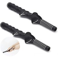 High Quality Durable Golf Rubber Hand Shape Grip Exercise Pole Grip Swing Training Outdoor Golf Position Practice Tools