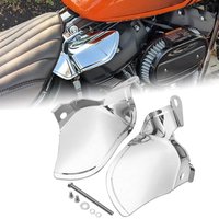 Chrome Motorcycle Heat Deflector Shield Cover For Harley Softail Low Rider Fat Boy Breakout Heritage Classic 2018-2026 Accessory