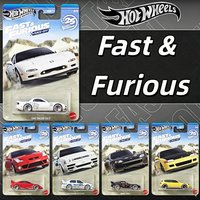 Hot Wheels 2026 Fast & Furious Premium Race Off Series Diecast Car Model HNR88 P Toyota Celica Mazda RX-7 VW Jetta Honda Civic