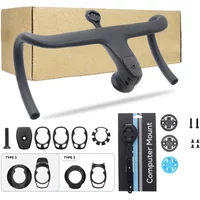 AliExpress DEA Carbon Fiber Integrated Cockpit with Spacers and Mount,Internal Cable handlebar 28.6mm Bicycle parts for T1