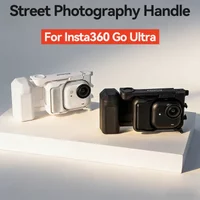 Street Photography Grip for Insta360 GO Ultra Camera Handle Quick Release Rabbit Cage Shutter Button Shooting Accessory Kit
