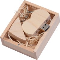 Heart Wedding Photography Gifts USB Flash Drive Wooden Pen Drive Real Capacity Memory Stick 64GB/4GB U Disk The Gift of Memories