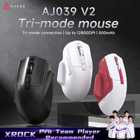 AJAZZ AJ039V2 Tri-Mode Wireless 2.4G/Bluetooth/Wired Gaming Mouse Lightweight Design, Cost-Effective, Recommended for Profession