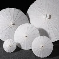 Chinese Japanese Handmade Oil Paper Parasol Umbrella for Wedding Bridal Party Photo Props, DIY Garden and Tea Party Decorations