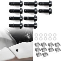 Quick Release Turn Race Fairing Fastener 19mm Universal For Dual Sport Off-Road Scooter Street Motorcycle Honda Yamaha Kawasaki