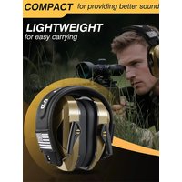 YHKEMA Shooting Ear Protection Safety Earmuffs Outdoor Hunting Noise Reduction Passive Hearing Protector for Huning