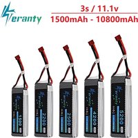 3S Lipo 11.1V 1500mAh 2200mAh 3300mAh 4200mAh 5200mAh 10800mAh Battery For RC Car Airplane Helicopter 11.1V Rechargeable Battery
