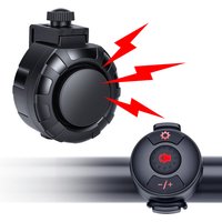 AliExpress NONE 120dB Electric Bike Bell Rechargeable Bicycle Horn Remote Control Waterproof Cycling Scooter Warning Alarm Ring