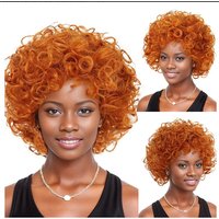 Women's Synthetic Curly Volume Wig - European and American Halloween Party Costume Wig