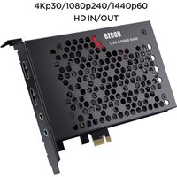 ezcap324B Live Gamer Raw PCIE 4K Video Game Capture Card Record & Live Stream for Gaming Systems Camcorders