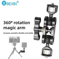 BEXIN Magic Arm Hand 360 Degrees Rotatable Pea Clip Stand for Fill Light Microphone Digital Camera Stable Bracket Accessory