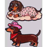 Cute Dachshund Enamel Pin Lapel Pins for Backpacks Cartoon Dog Brooches for Women Animal Jewelry Accessories Friends Gift