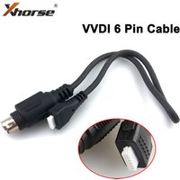 Xhorse VVDI Mini Key Tool 6 Pin Cable Programmer Remote Renew Data Line For VVDI Mini TOOL MAX Programmer Car Cables Replacment
