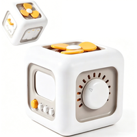 2026 New 6 in 1 Montessori Cube Toys Sensory Busy Board Baby Practice Skills Drawer Cube Fidget Educational Toys for Girl Boy