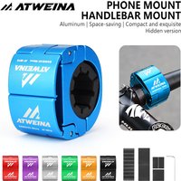 AliExpress NONE Bike Phone Mount 2025 New Aluminum Shockproof Hidden Handlebar Holder Compatible with 4.7-6.8 Inch iPhone Samsung