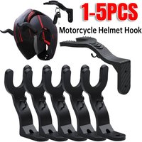 1-5pcs Motorcycle Helmet Hook Racks Multipurpose Hook Hanger Home Luggage Jacket Holders Kitchen Cabinet Shelf Wall Mount Hooks
