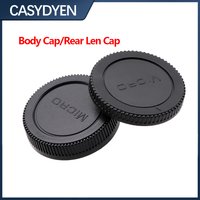 Micro 4/3 Rear Lens Cap/Camera Body Front Cap For Olympus M43 OM1 OM5 EPL10 EPL9 OMD EM1X EM1 EM5 EM10 Mark III IV