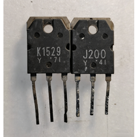 1pair K1529 J200 2SK1529 2SJ200 Circuit board disassembly original transistor