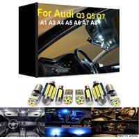 For Audi A1 A3 S3 8L 8P 8V A4 S4 B5 B6 B7 B8 A5 S5 A6 S6 C5 C6 C7 A7 S7 A8 S8 D3 Q3 Q5 SQ5 Q7 4L Interior LED Light Kit Canbus