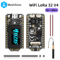 Heltec V4 ESP32 Development Board Upgraded ESP32-S3 SX1262 LoRa Module WiFi Bluetooth 2MB with 915MHz Antenna for Meshtastic