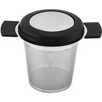 Stainless Steel Teapot with Lid Reusable Loose Leaf Teapot Coffee Pot Fine Mesh Filter Easy To Clean Double Handle Teapot